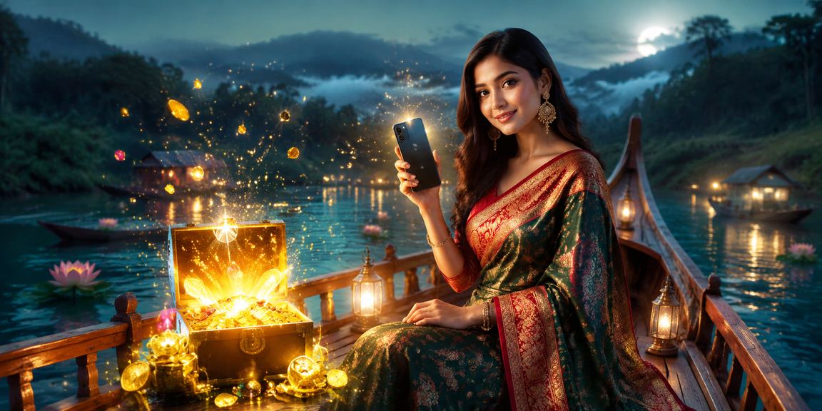 বান্দরবানে মোবাইলে অনলাইন লটারি ও ক্যাসিনো উপভোগ করছেন একজন ব্যবহারকারী