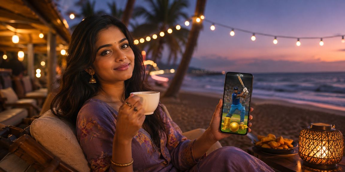 কক্সবাজার সমুদ্রসৈকতে ক্রিকেট বেটিং উপভোগ করছেন একজন বাংলাদেশি ব্যবহারকারী