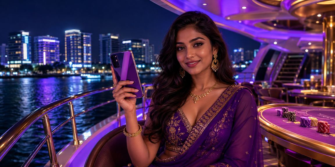 ঢাকায় নিয়ন আলোয় ভিআইপি বোনাস গেম উপভোগ করছেন একজন ব্যবহারকারী