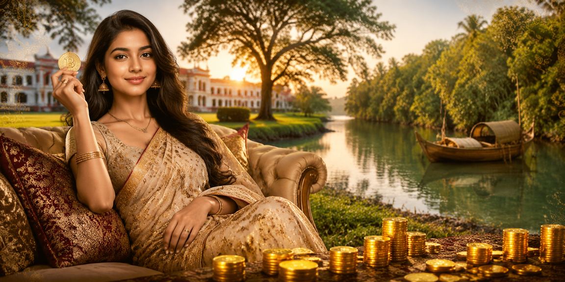 সুন্দরবন অঞ্চলে ক্যাসিনো বিনোদন উপভোগ করছেন একজন বাংলাদেশি খেলোয়াড়